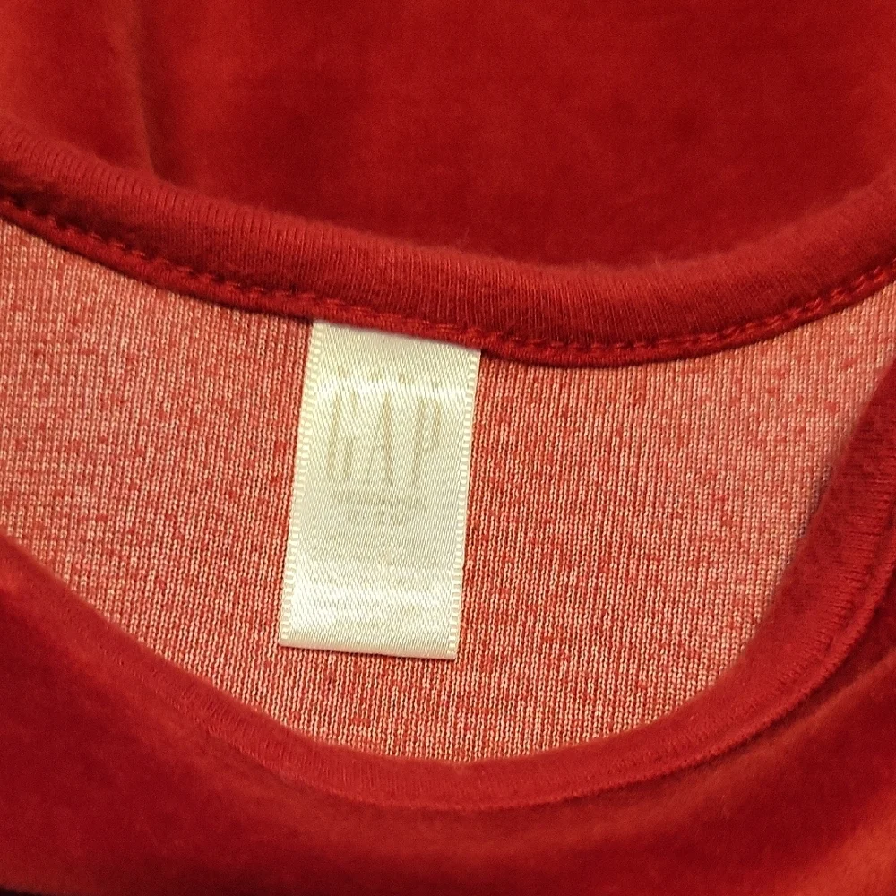 GAP Kids Burgundy Velvet Dress